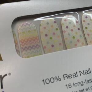 NIP Color Street GOOD EGG FDS564 Easter pearlescent polka dot nail polish strips